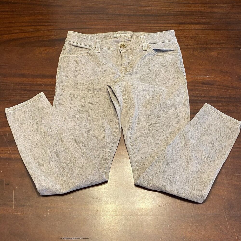 Level 99/ Low-Rise Jegging/ Gray/ Snake Print Women Size 27￼